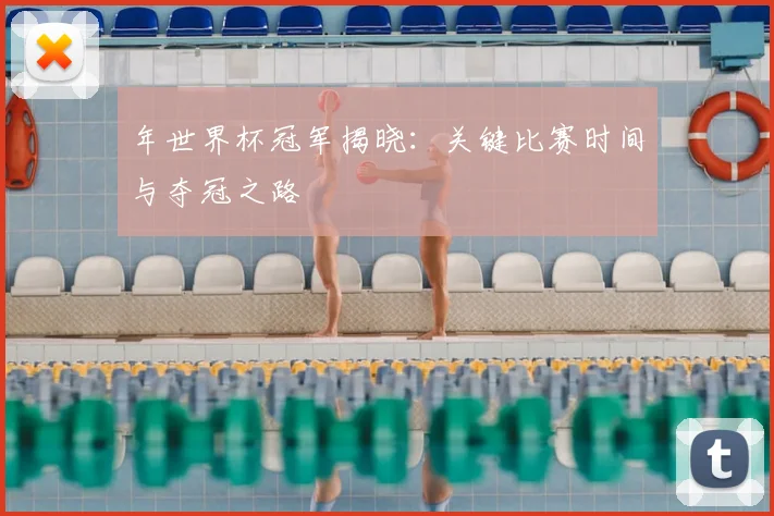 年世界杯冠军揭晓：关键比赛时间与夺冠之路