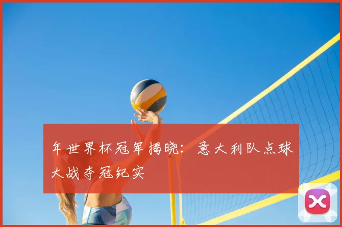 年世界杯冠军揭晓：意大利队点球大战夺冠纪实
